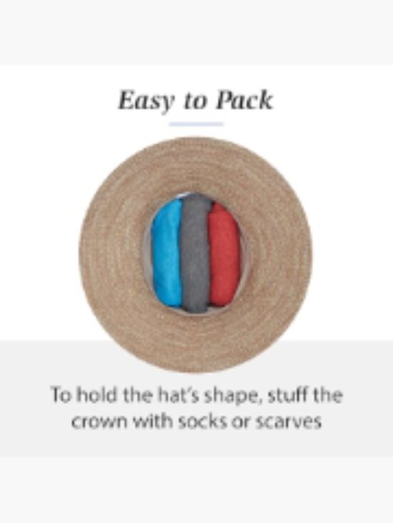 UPF 50+ Wide Brim Sun Hat with Drawstring, Packable and Travel-Friendly Sun main image 5